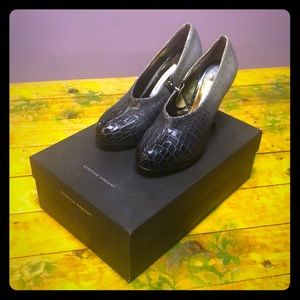 Cynthia Vincent Grey Seema Booties